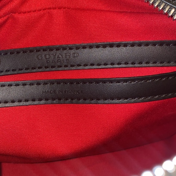 RARE GOYARD CAP VERT JET BLACK LIMITED EDITION WITH RED INTERIOR - Picture 10 of 17